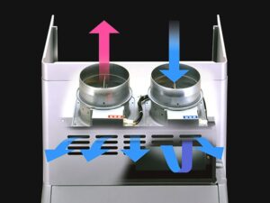 同時給排気型レンジフードの取替交換情報！　同時給排ユニット　別売り